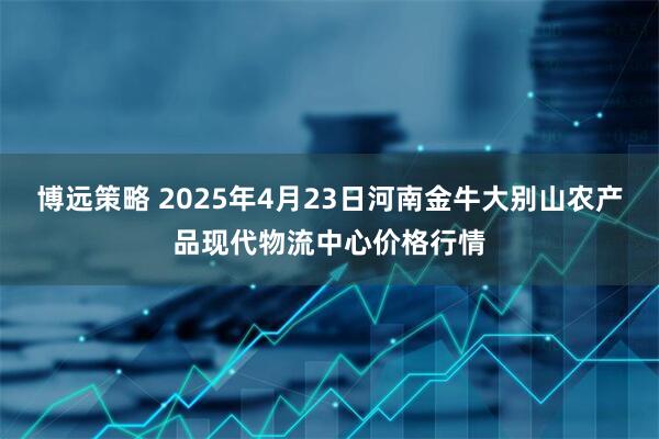 博远策略 2025年4月23日河南金牛大别山农产品现代物流中心价格行情