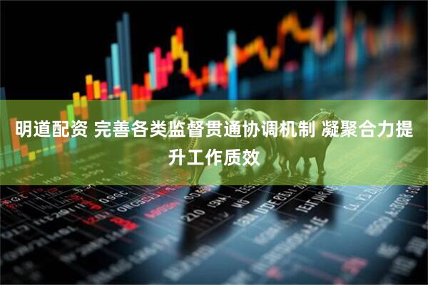明道配资 完善各类监督贯通协调机制 凝聚合力提升工作质效